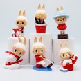 thumbnail image 5 of Muñeca Labubu serie Coca Cola figura de acción caja misteriosa caja ciega Labubu regalo de Navidad juguetes para niños, 5 of 5