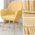 thumbnail image 4 of DEKAXID - Fundas para sillas contemporáneas de alta elasticidad con agarre y cierre de banda elástica, lavables a máquina, mezcla de poliéster y elastano, paquete de 2, se adaptan a sillones con, 4 of 7
