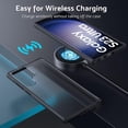 thumbnail image 5 of Translucent Matte for Samsung Galaxy S23 Ultra Case [Anti-Fingerprints][Tough Protection] Shockproof Hard PC Back with Silky Silicone Slim Galaxy S23 Ultra Phone Cover 6.8'' 2023, Black, 5 of 15