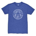 thumbnail image 2 of Men's 1863FC  Blue Leicester City Mono Badge Vintage Twisted Slub Tri-Blend T-Shirt, 2 of 3