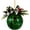 Green, variant on 6" Large Christmas Jingle Bells, Vintage Gold Finish with Bow Pine Cones Berry Decor, Rustic Metal Bell Ornaments for Xmas Tree Door Hanging, Outdoor Indoor Holiday Decorations