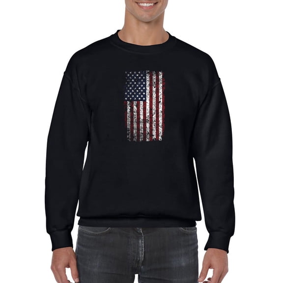 Old Wasted Flag Sweatshirt Men -GoatDeals Designs, Male Large