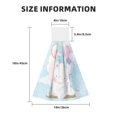 thumbnail image 3 of Sikiie Cute Elephant Hand Towel with Loop Hanging Towel Absorbent Tie Towels for Kitchen Tea Bar Bathroom Decor, 3 of 7