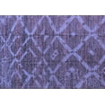 thumbnail image 1 of Ahgly Company Indoor Rectangle Abstract Blue Modern Area Rugs, 4' x 6', 1 of 4