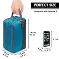thumbnail image 6 of Toiletry Bag for Men Hanging Travel Dopp Kit Lightweight Water Resistant Small Shaving Bag Bathroom Cosmetic Organizer for Women, Blue, 6 of 8