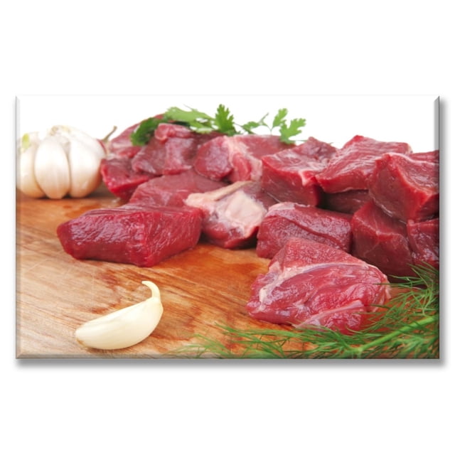 Cuadro Canva Listo Para Colgar Tipo Galería Beef 40X60 cm