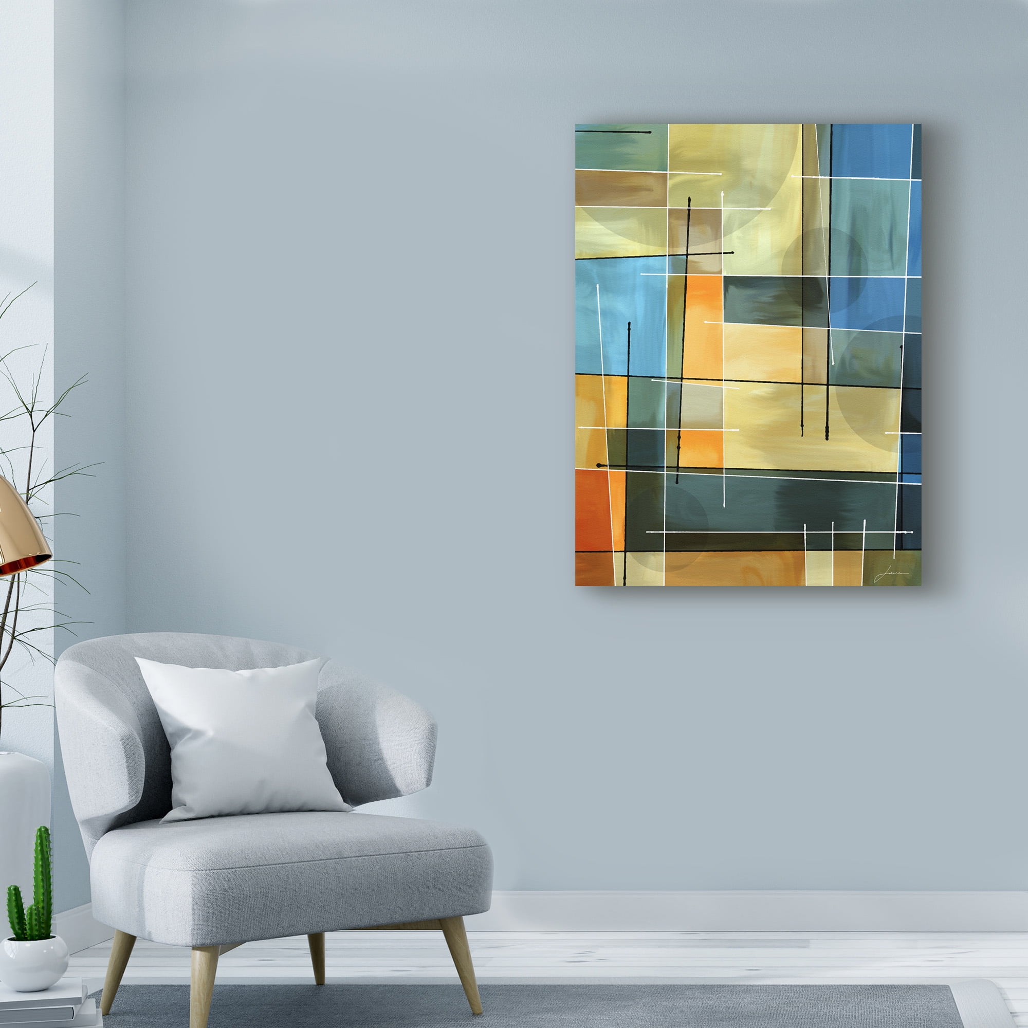 Trademark Fine Art 'Counter Balance I' Canvas Art by James Burghardt