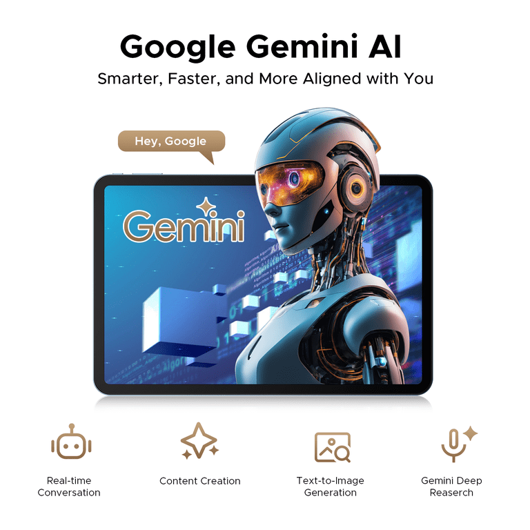 Aorlym, P13 Pro 13.4-inch Tablet, 48GB RAM 256GB ROM, Blue