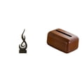 thumbnail image 1 of Escultura abstracta de fuego,Estatua de arte abstracto,adorno para decoración del hogar,Escultura de fuego moderna,coleccionable,regalo,porta pañuelos de papel,Funda de polipropileno para, 1 of 8