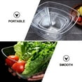 thumbnail image 6 of HEANUJJ 1Set Reusable Clear Mixing Bowls for Serving Dessert and Ice Cream 11.8X11.8X3.1in, 6 of 8