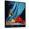 thumbnail image 2 of Designart "Crisp Cavas Sparkle I" Wine Floater Framed Wall Art Prints, 2 of 5