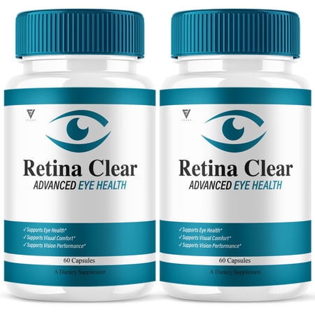 (2 Pack) Retina Clear Capsules, RetinaClear Premium Supplement (120 Capsules)
