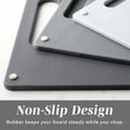 thumbnail image 4 of COOK WITH COLOR Cutting Boards for Kitchen, 3-Piece Non-Slip Chopping Board Set, Gray, 4 of 8