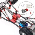 thumbnail image 4 of Piezas de actualización del eje de transmisión del motor del cepillo de transferencia 370 para WPL B14 B24 C14 C24 MN90 Accesorio RC Rojo yotijar Eje de accionamiento, 4 of 9