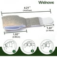 thumbnail image 2 of 8-pack Of Hammer Toe Straighteners For Straightening Hammer Toes, Broken Toes, Crooked Toes And Overlapping Toes Tw, 2 of 5