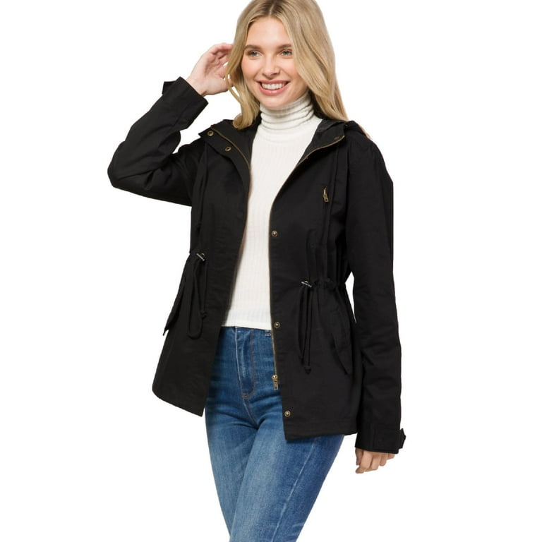 Women's military anorak safari hoodie jacket new arrivals