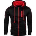 thumbnail image 1 of ORUYROP Sweat à Capuche Zippé pour Hommes, Mode Automne/hiver 2023, Veste Décontractée à Manches Longues, 1 of 5