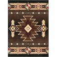 thumbnail image 2 of Well Woven Persa Dakota Tribal Aztec Southwestern Brown 7'10" x 9'10" Area Rug, 2 of 7