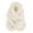 White, variant on Gustave Women Faux Fur Collar Scarf Winter Warm Plush Fluffy Short Scarves Soft Cozy Loophole Scarf Neck Warmer with Pom Poms "Pink"