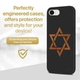 thumbnail image 2 of Case Yard Wooden Case for iPhone-SE Soft TPU Silicone cover Slim Fit Shockproof Wood Protective Phone Cover for Girls Boys Men and Women Supports Wireless Charging David Star Design, 2 of 7