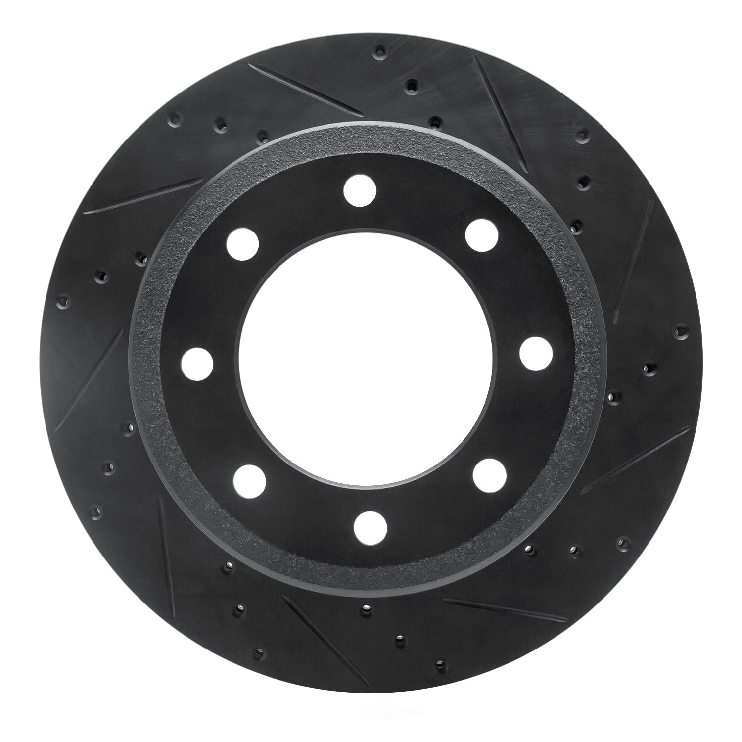 Dynamic Friction Company 633-54227R DFC Brake Rotor - Drilled And Slotted - Black