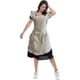 thumbnail image 4 of Retro Adjustable Ruffle Apron With Pockets, Small To Plus Size Ladies, 4 of 5