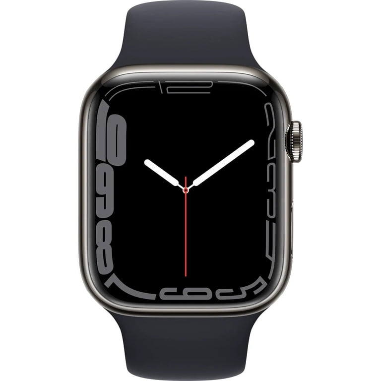 Restored Apple Watch Series 7 GPS + Cellular, 45mm Midnight