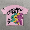 thumbnail image 3 of Camiseta de manga corta con estampado gráfico de dibujos animados de Harajuku para niños, estilo hip hop, Y2K, para hombres y mujeres, ropa para parejas, camiseta de gran tamaño para uso diario, 3 of 5