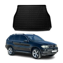 OMAC Cargo Mats Liner for BMW X5 E53 2000-2006 Black All-Weather TPE