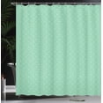 thumbnail image 4 of Ambesonne Abstract Shower Curtain, Retro Style Garden Pattern, 69"Wx75"L, Sea Green Pale Yellow, 4 of 5