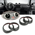 thumbnail image 4 of Cache-vent de Climatisation Anneau de Ventilation Style Fibre de Carbone Garnitures de Remplacement pour Smart Fortwo/Forfour 453 2015-2021, 4 of 8