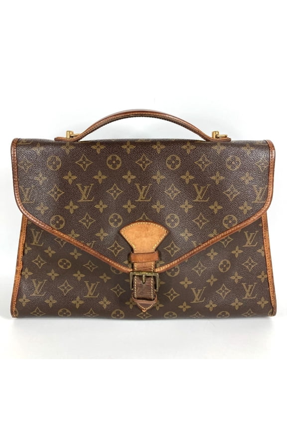 Pre-Owned LOUIS VUITTON M51121 Monogram Beverly Bag Business Document Briefcase Handbag Canvas...