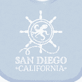 thumbnail image 4 of Inktastic San Diego California Travel Boys or Girls Baby Bib, 4 of 4