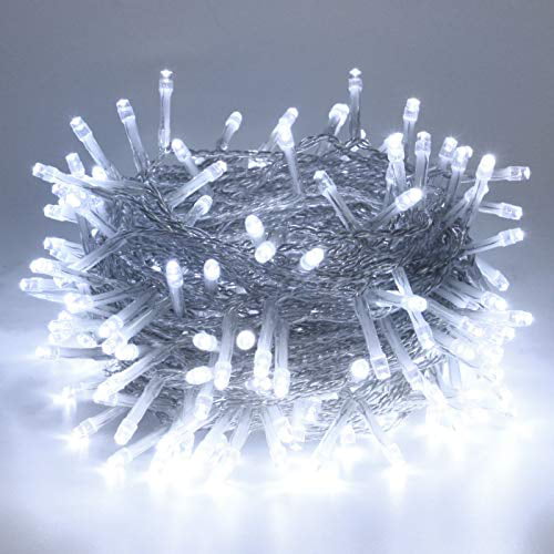 Christmas String 200 LED Bright Lights Bright White Indoor Or Outdoor 