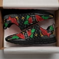 thumbnail image 3 of Faith Love Hope Roses American Flag Running Shoes Sneakers Mesh Black Size 7.5, 3 of 5