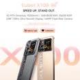 thumbnail image 2 of 6.88-Inch Android Smartphone 5G Cubot X100, 16GB(8 8), 256GB, 5100mAh Battery-Black/Gold, 2 of 7