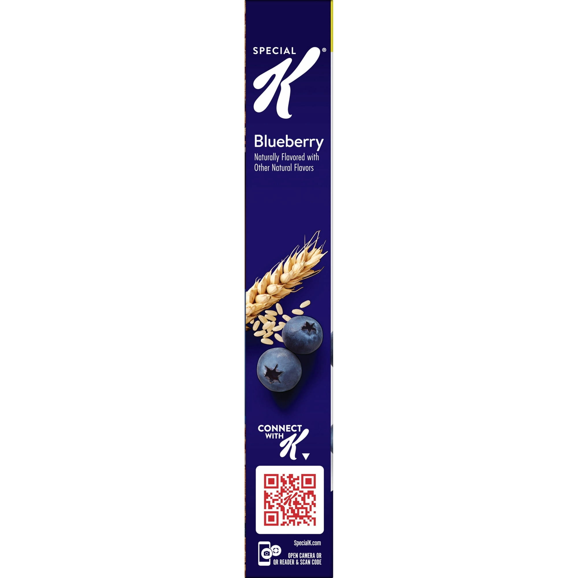 Kellogg's Special K Blueberry Breakfast Cereal, Good Source of Fiber, 15.5 oz