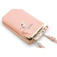 thumbnail image 4 of Bolso de herramientas Bolso bandolera pequeño para mujer, bolso de hombro ligero de cuero Pu con bloqueo Rfid para teléfono móvil, cartera con tarjetero., 4 of 5