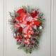 thumbnail image 3 of Decoración navideña Árbol de Navidad al revés Colgante de puerta Guirnalda de dulces para pared Guirnalda de lágrimas de plástico, 3 of 6