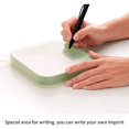 thumbnail image 4 of Sandwich Container Reusable Sandwich to-Go Container Silicone Microwave Bento Lunch Box Microwave and Dishwasher Safe， Green, 4 of 7