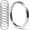 10-pack 316ss, variant on Marine Grade 316L Stainless Steel Keyrings, 5 Pack 25mm (1 Inch) Split Key Rings for Keychains, Car Keys, Diving & DIY Crafts, Corrosion Resistant Metal Key Rings