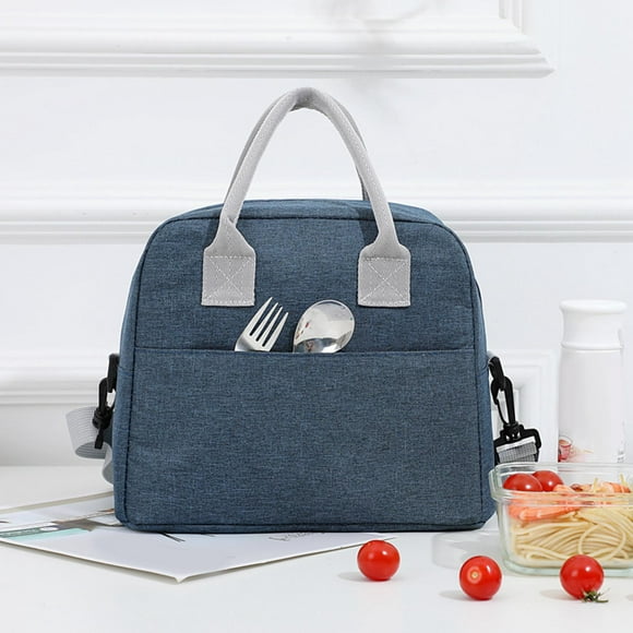 Bolsa de almuerzo con película de aluminio, liviana, portátil, conveniente, paquete de aislamiento térmico suave, bolso Bento para picni Baoblaze Bolso de almuerzo