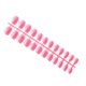 thumbnail image 3 of Vogacara 24 piezas de uñas postizas de ataúd resistentes a los arañazos de bailarina corta coloridas uñas acrílicas artificiales de color sólido DIY Juegos de manicura 10 rosa Vogacara CE011412-10, 3 of 4