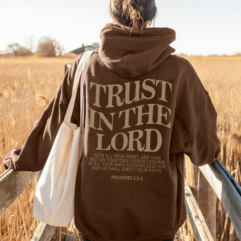 Christian Sweatshirts For Women Jesus Saves Faith Trust In The