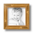 thumbnail image 2 of ArtToFrames 5x5 Inch Gold Bamboo large Picture Frame, This Gold Wood Poster Frame is Great for Your Art or Photos, Comes with Regular Glass (4877), 2 of 8