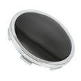 thumbnail image 1 of Tapa de centro de rueda Unique Bargains OD: 65mm / 2.56" tono plateado 1 pieza con etiqueta negra, 1 of 6