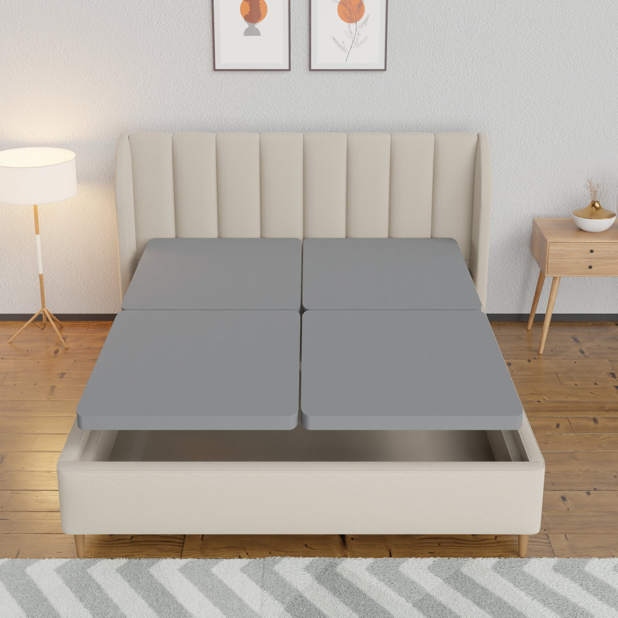 Continental Sleep, 1.5" Wood Bunkie Board, King(FOLD) Size, Heavy Duty, Fully Assembled