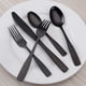 thumbnail image 3 of Matte black silverware set, satin stainless steel cutlery set, 5-piece cutlery cutlery set,dishwasher safe, 3 of 3