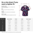 thumbnail image 5 of KLL Peacock Feathers3 Print Men's Shirt Short Sleeve Button Down Summer Cuba Beach Shirts- 3X-Large, 5 of 5