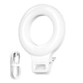 thumbnail image 2 of Monstrate Anillo de luz LED recargable por USB para ordenador portátil, tableta, bolsillo, lámpara circular inalámbrica con Clip, pequeña Teléfono y Comunicación, 2 of 6